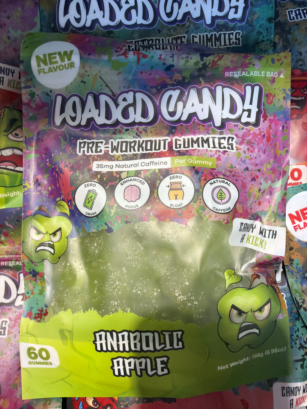 Loaded Candy Pre-Workout Gummies - Anabolic Apple