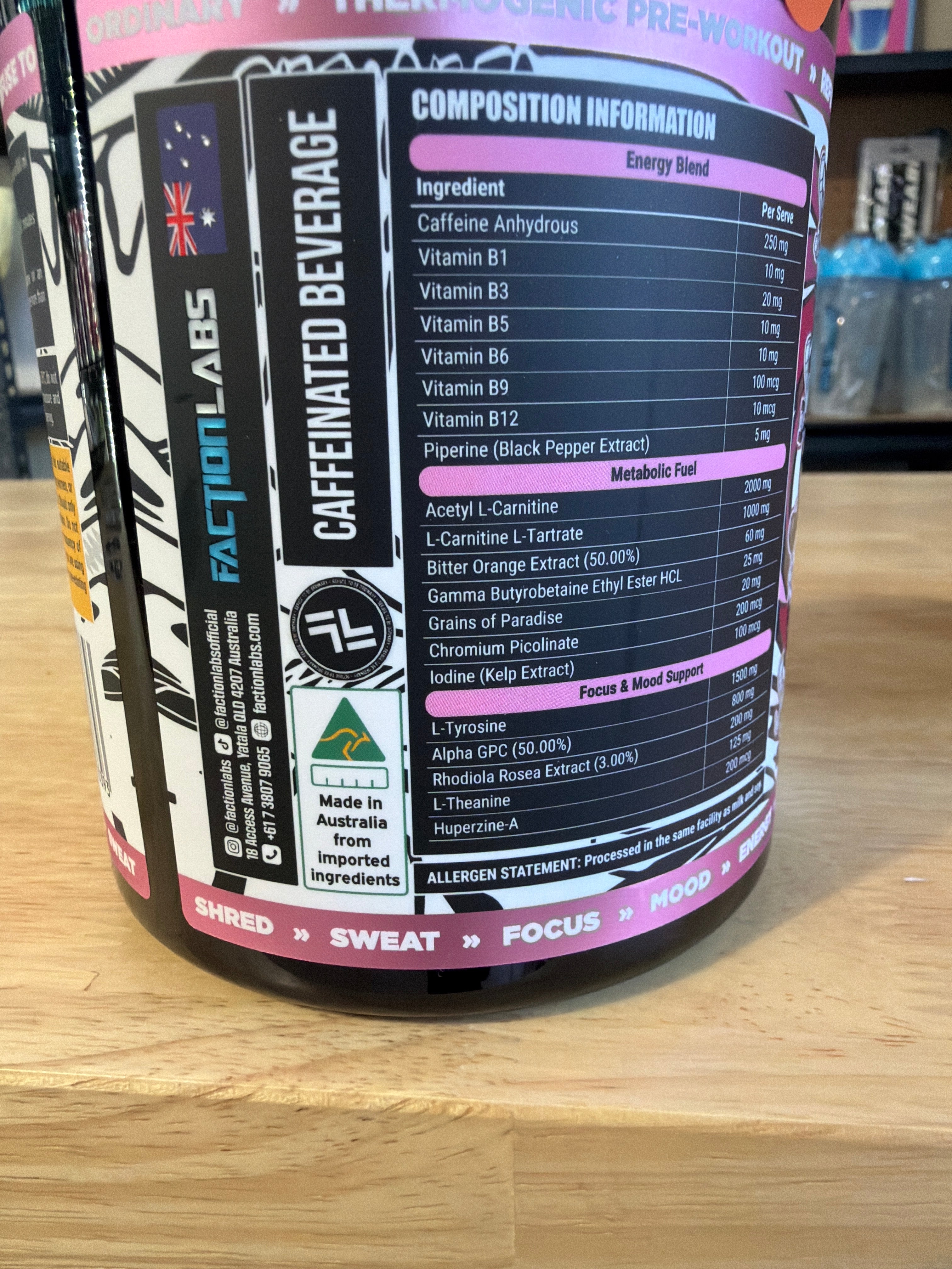Faction Labs Deficit - Mango Nectar Fla
