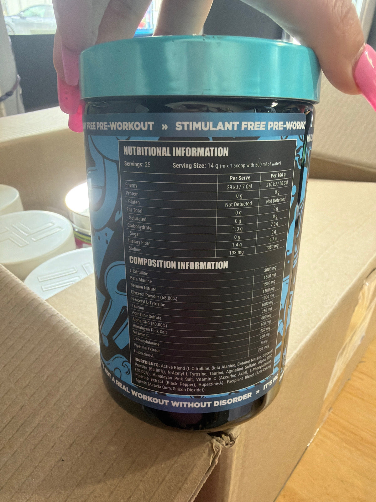 Faction Labs Disorder Pump - Plain Jane (Unflavoured)