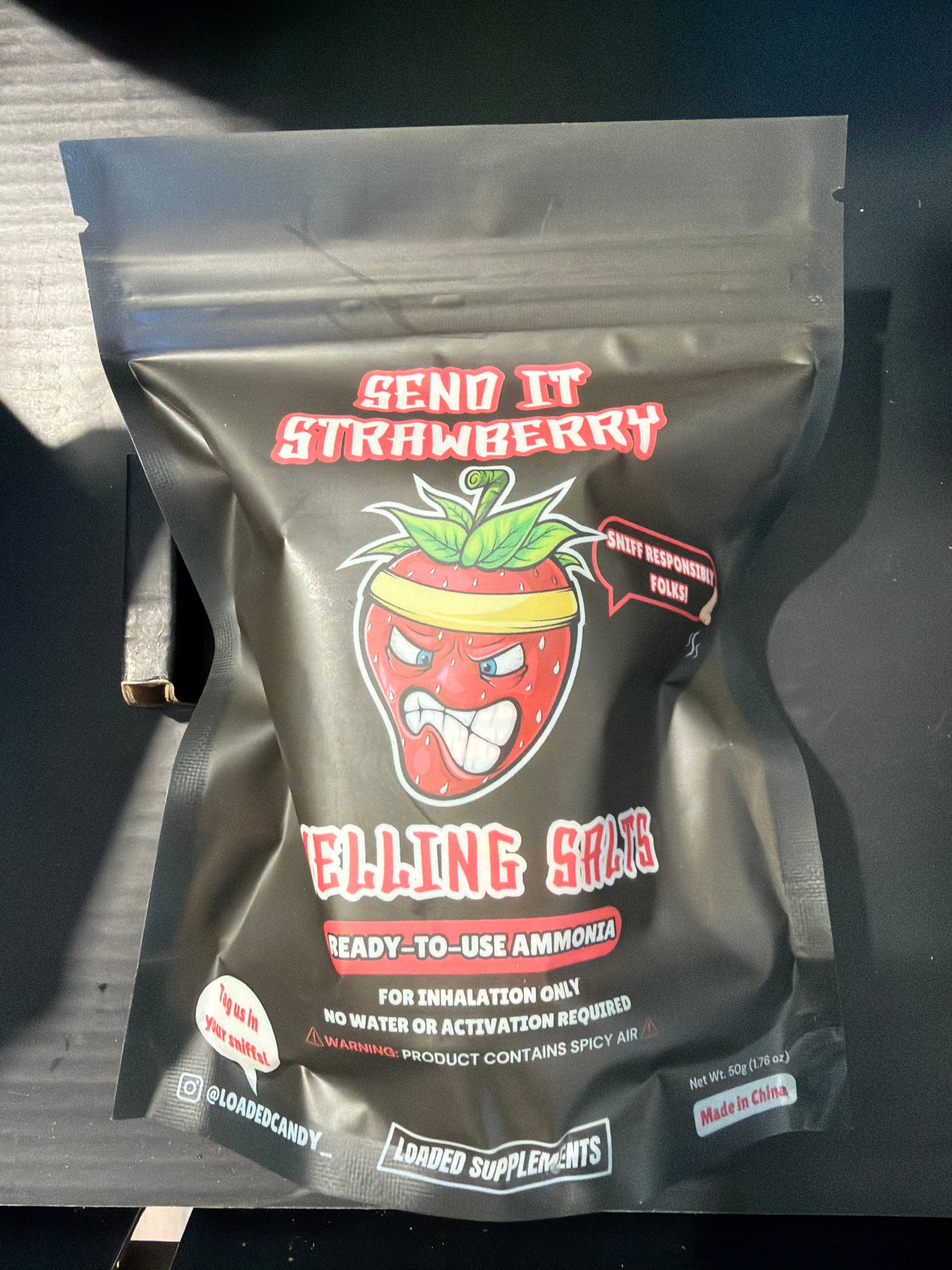 Loaded Candy Smelling Salts - Send It Strawberry