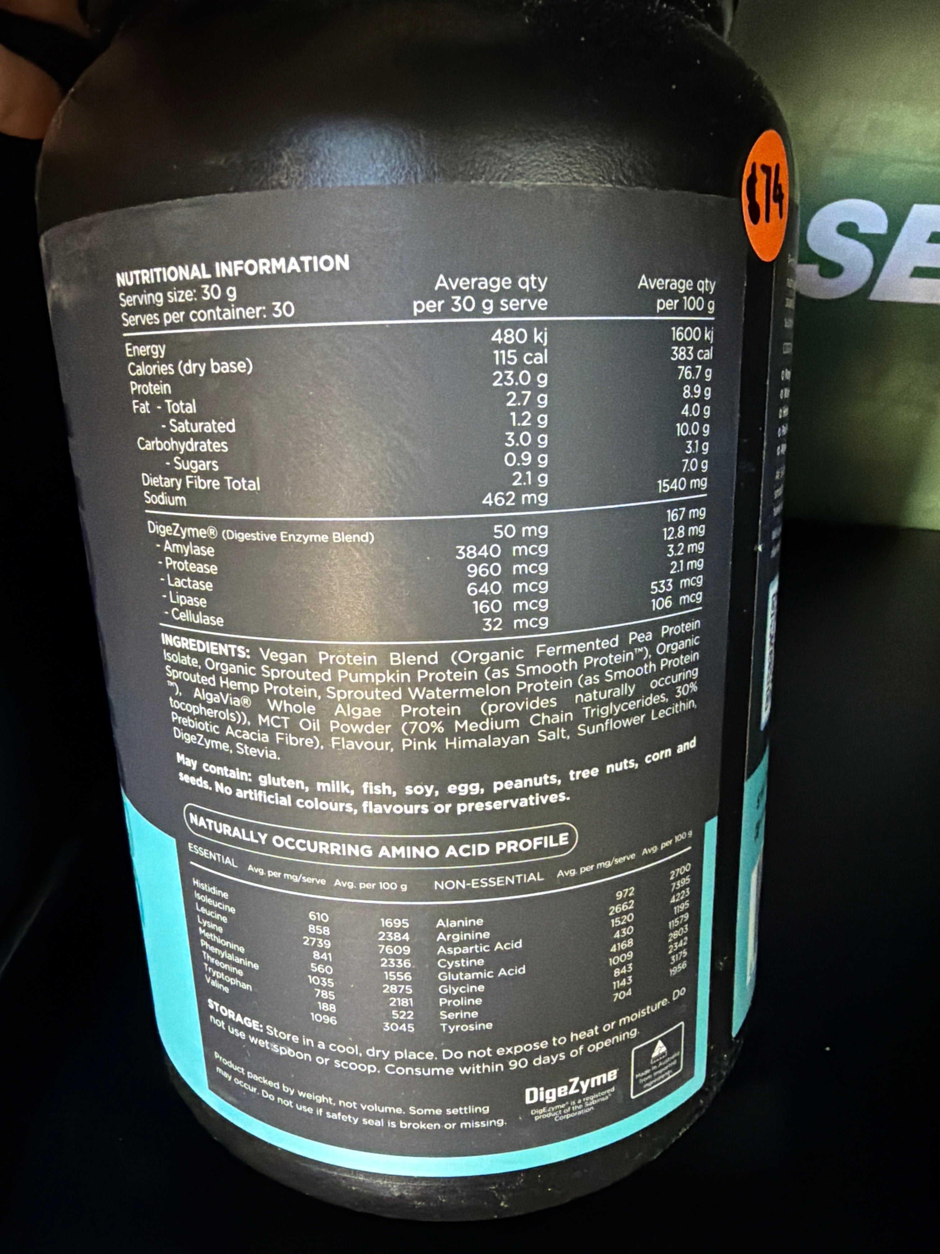 Switch Nutrition Plant Protein - Salted Caramel