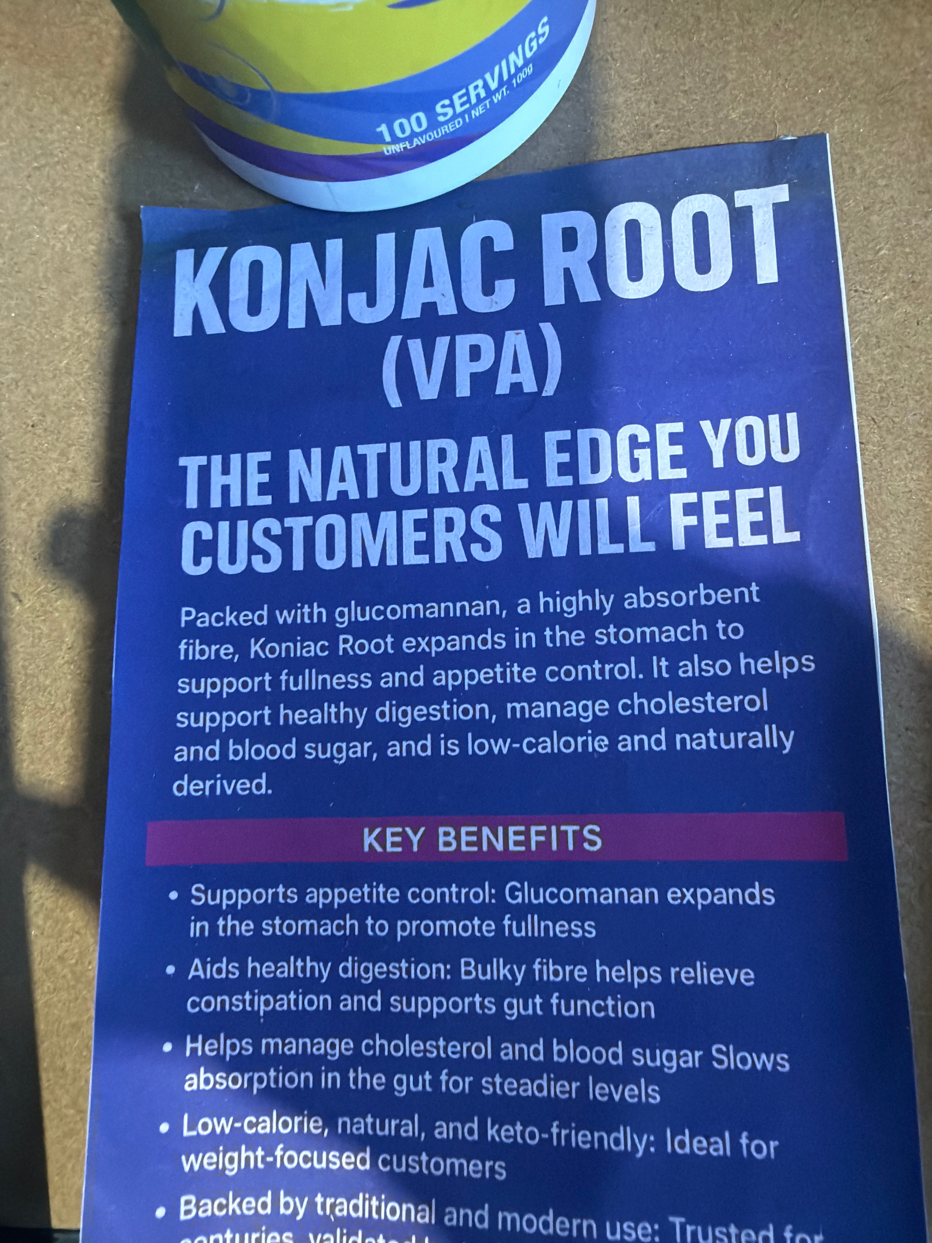 VPA Konjac Root