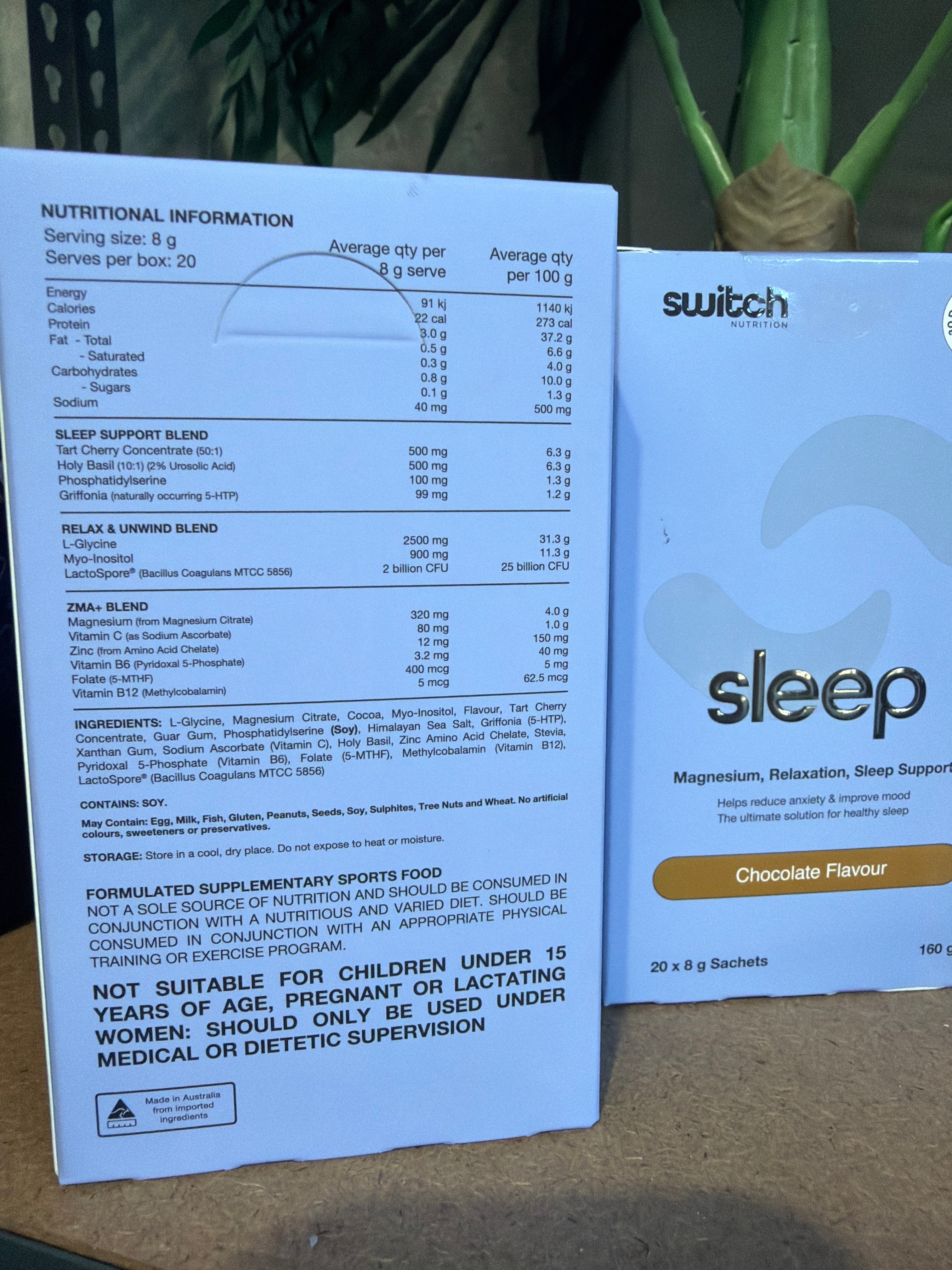 Switch Nutrition Sleep - Chocolate