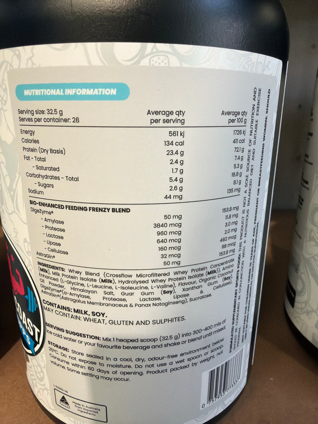 Zombie Labs Whey Protein Blend + Digezyme - Chocolate Milk