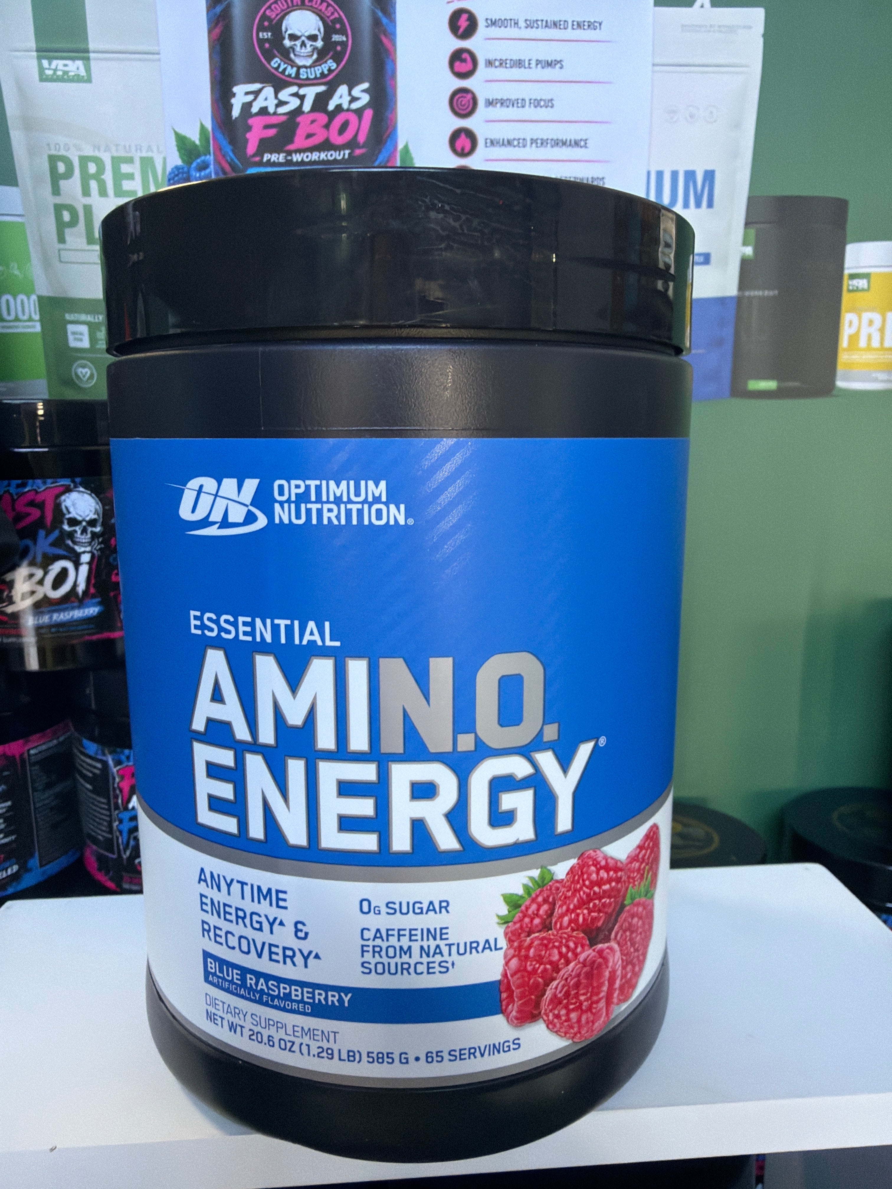 Optimum Nutrition Essential Amino Energy - Blue Raspberry (595g)