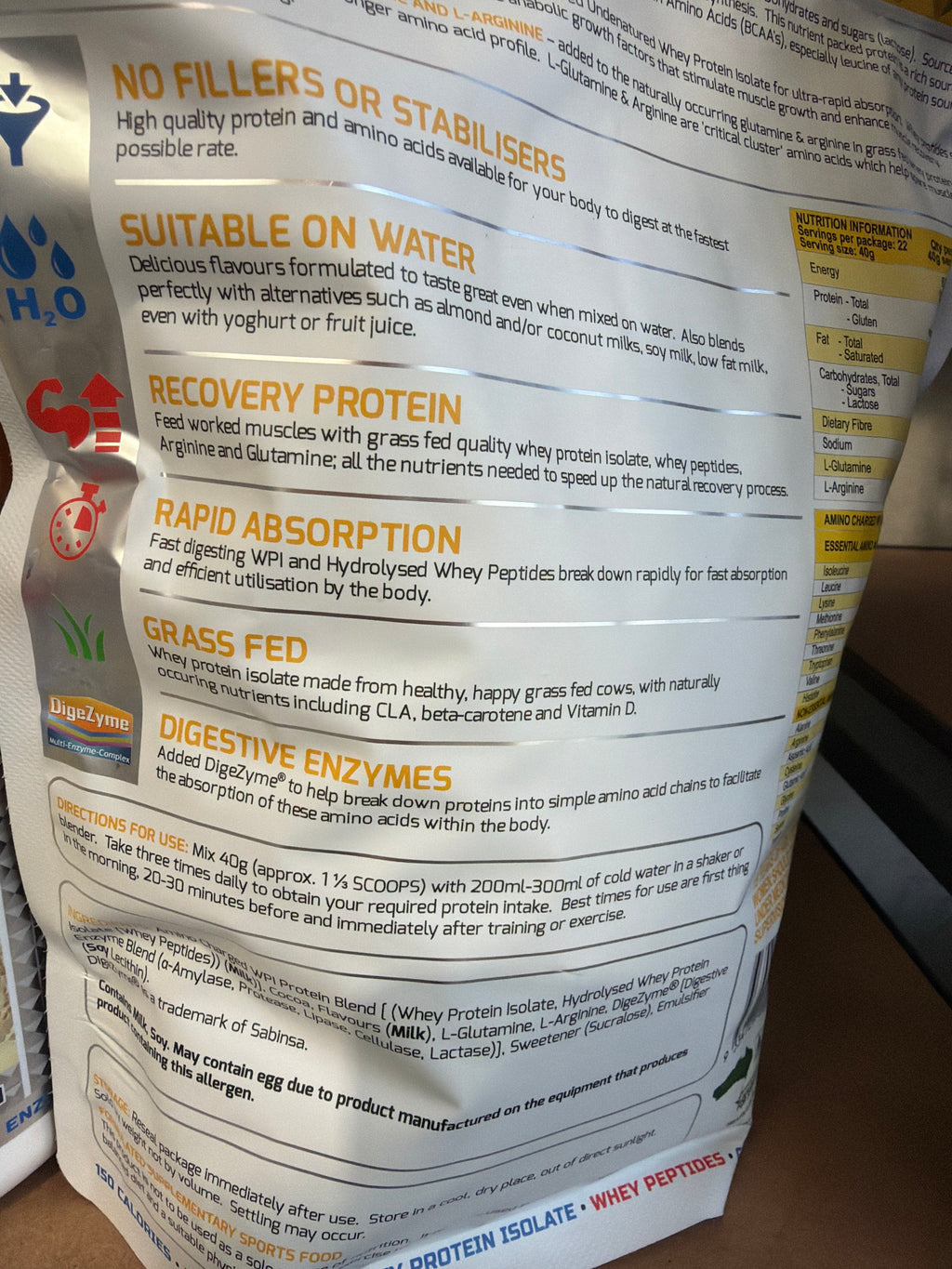 International Protein Amino Charged WPI - Chocolate