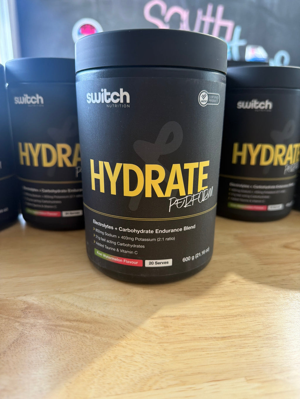 Switch Nutrition Hydrate Perform – Kiwi Watermelon Flavour