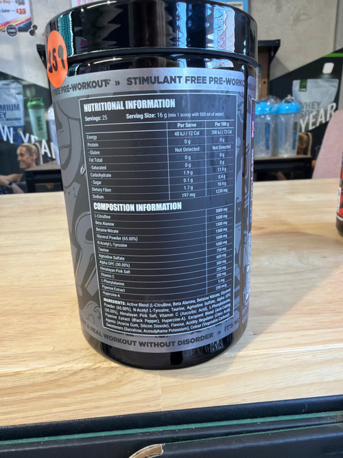 Faction Labs Disorder Pump - Black Fire (Grape Flavour)