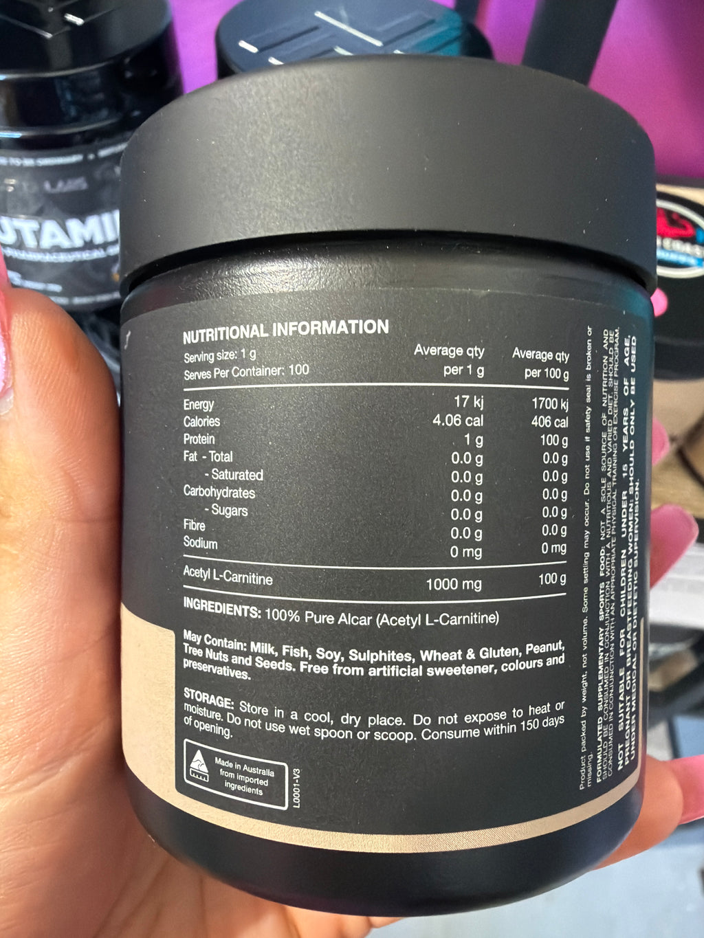 Switch Nutrition Carnitine - Unflavoured