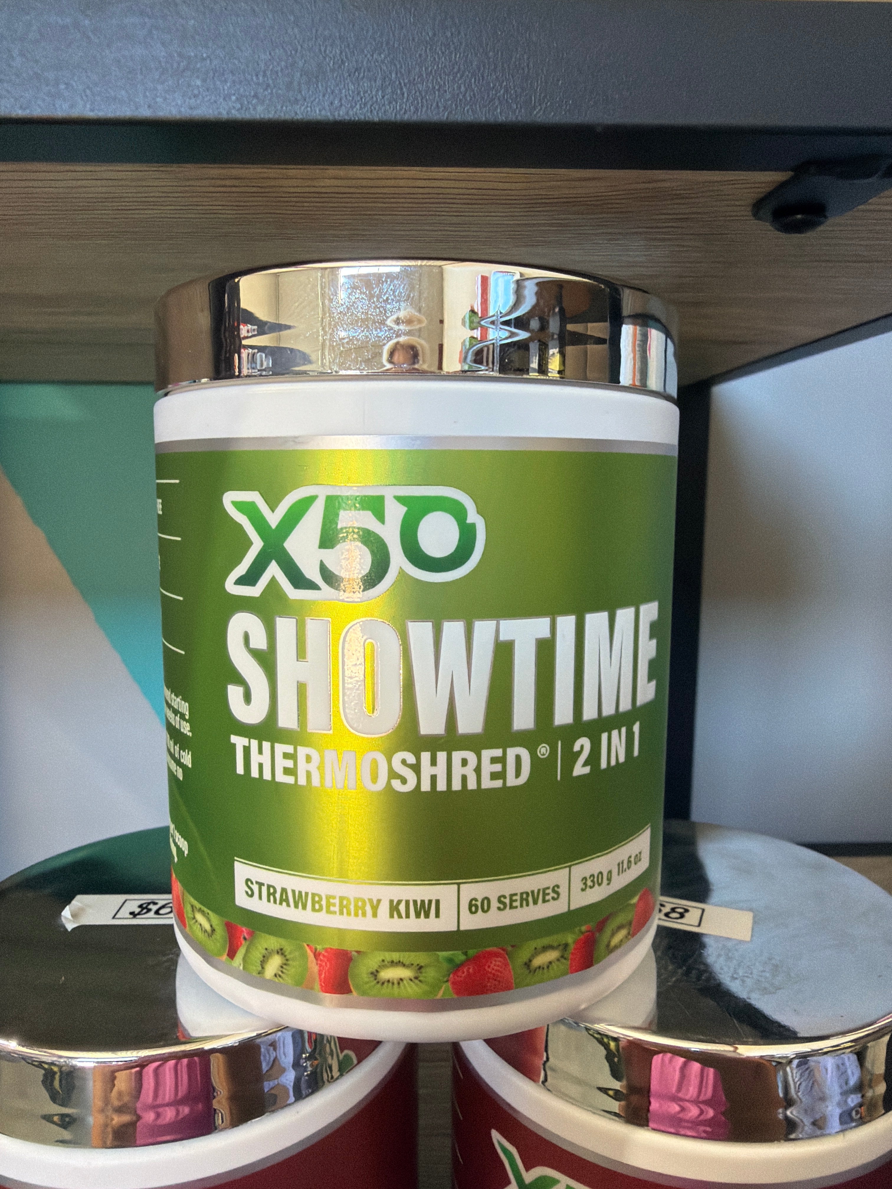 X50 Showtime Thermoshred 2 in 1 - Strawberry Kiwi