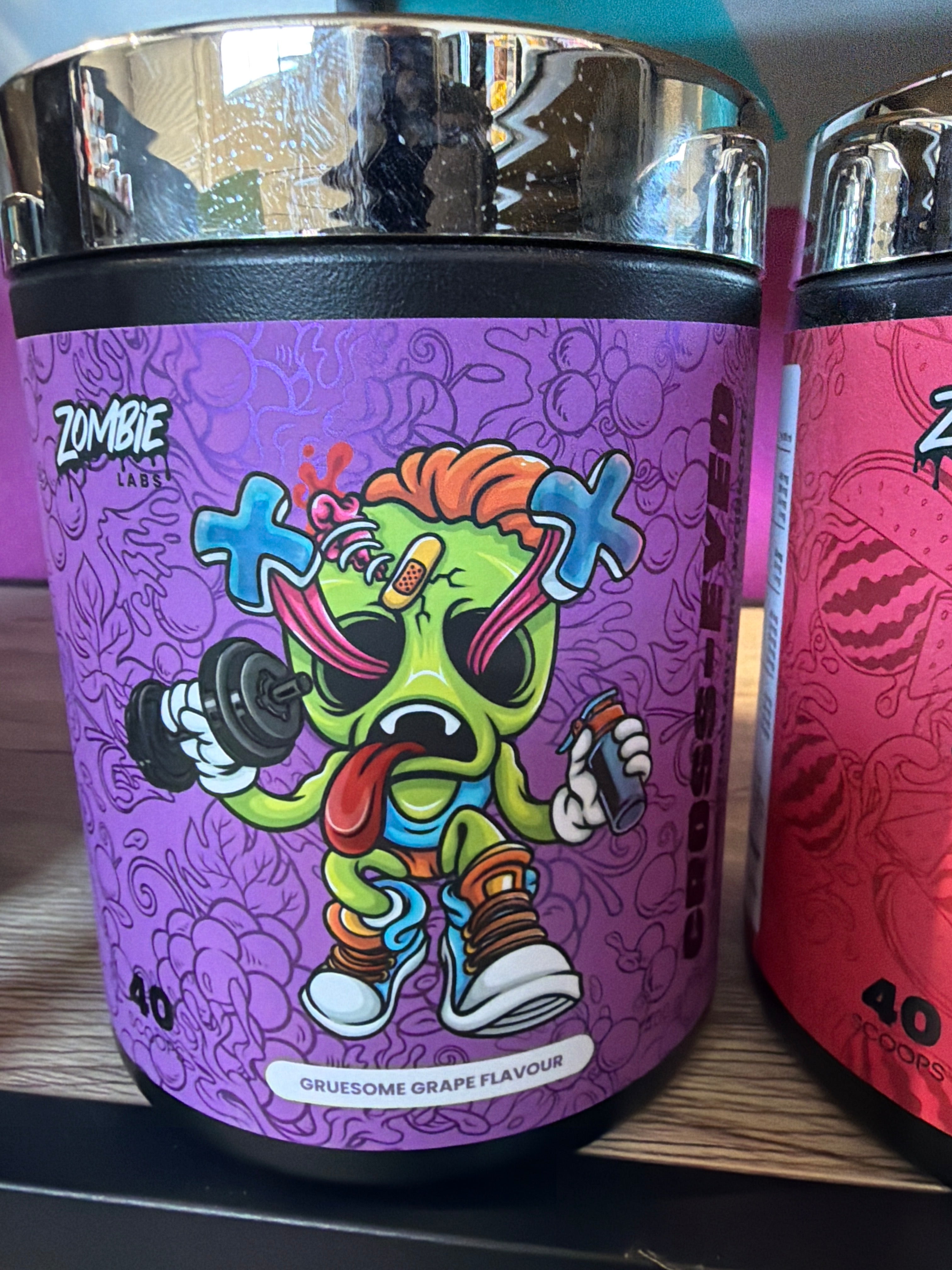 Zombie Labs Cross-Eyed Extreme Stimulant Pre-Workout - Gruesome Grape 400g