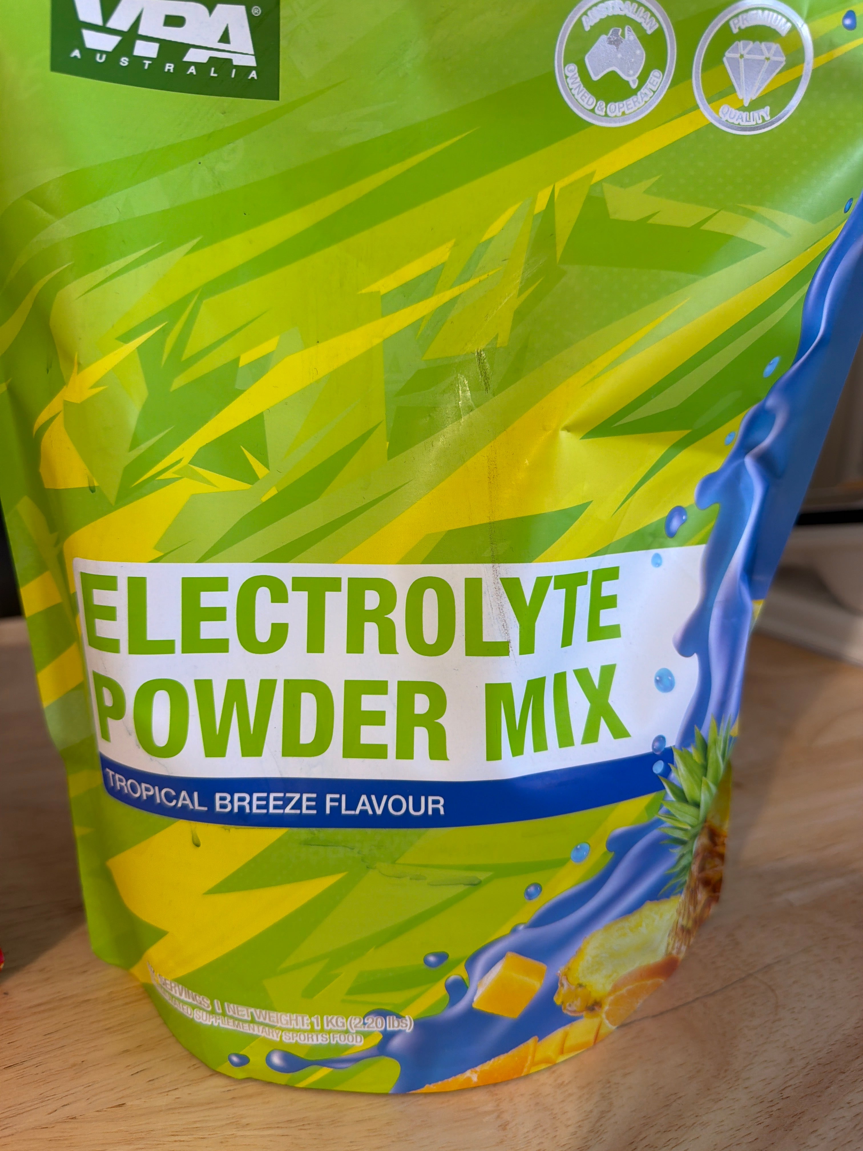 VPA Electrolyte Powder Mix - Tropical Breeze Flavour