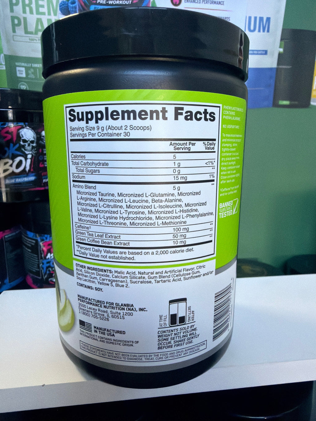 Optimum Nutrition Essential Amino Energy - Green Apple