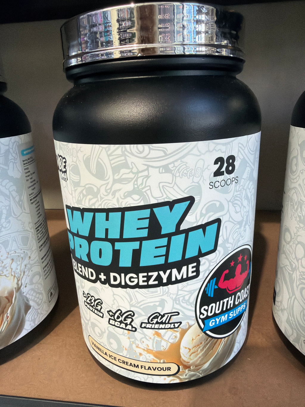 Zombie Labs Whey Protein Blend + Digezyme - Vanilla Ice Cream