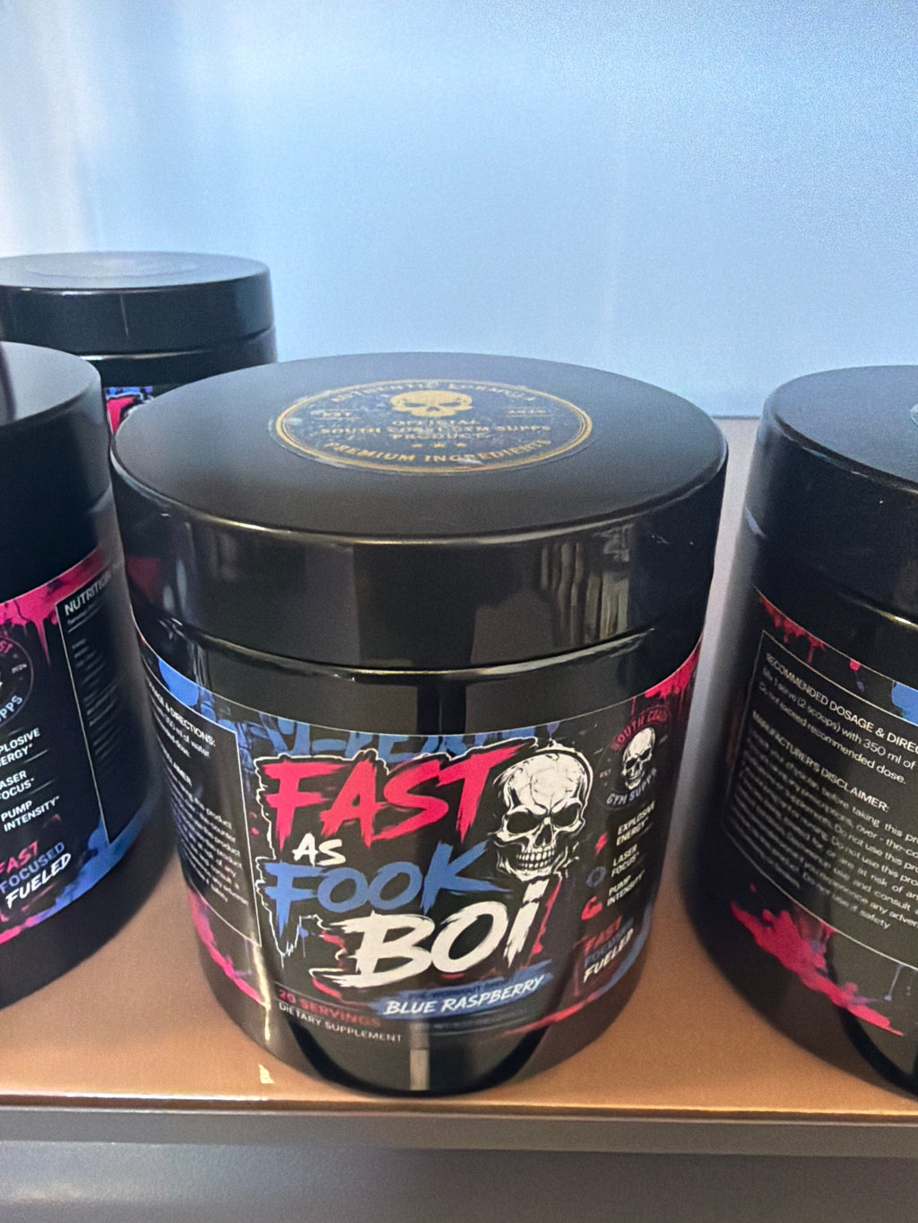 Fast As Fook Boi Pre-Workout - Blue Raspberry