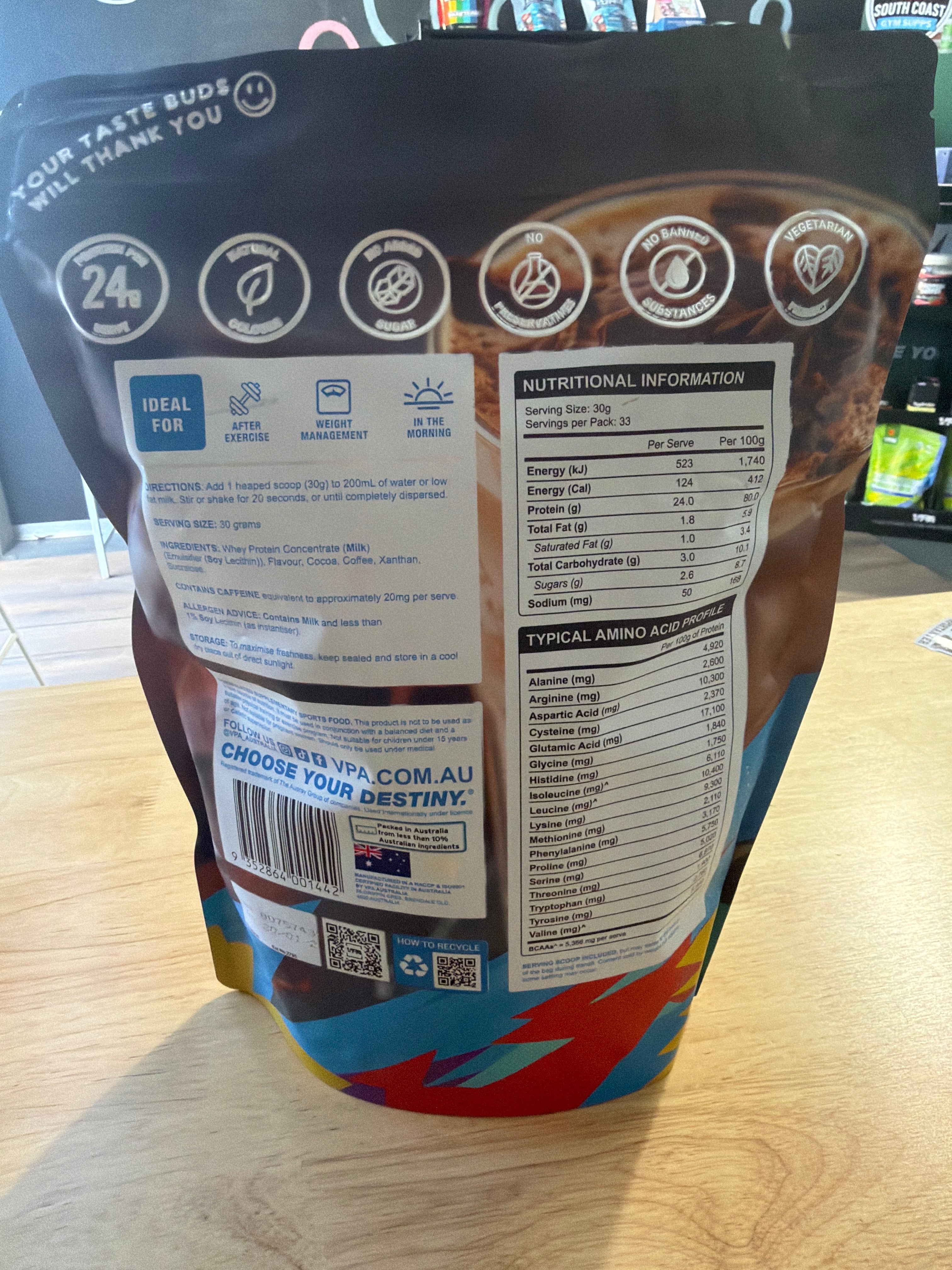 VPA Australia Premium Whey - Rich Mocha