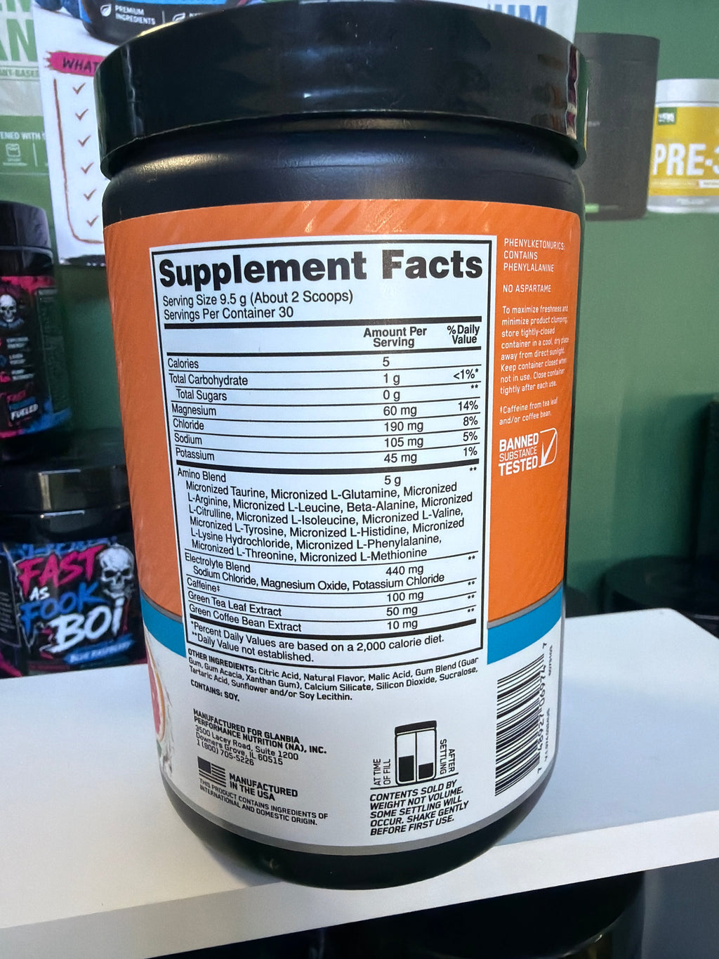 Optimum Nutrition Essential Amino Energy + Hydration - Sun-Kissed Citrus