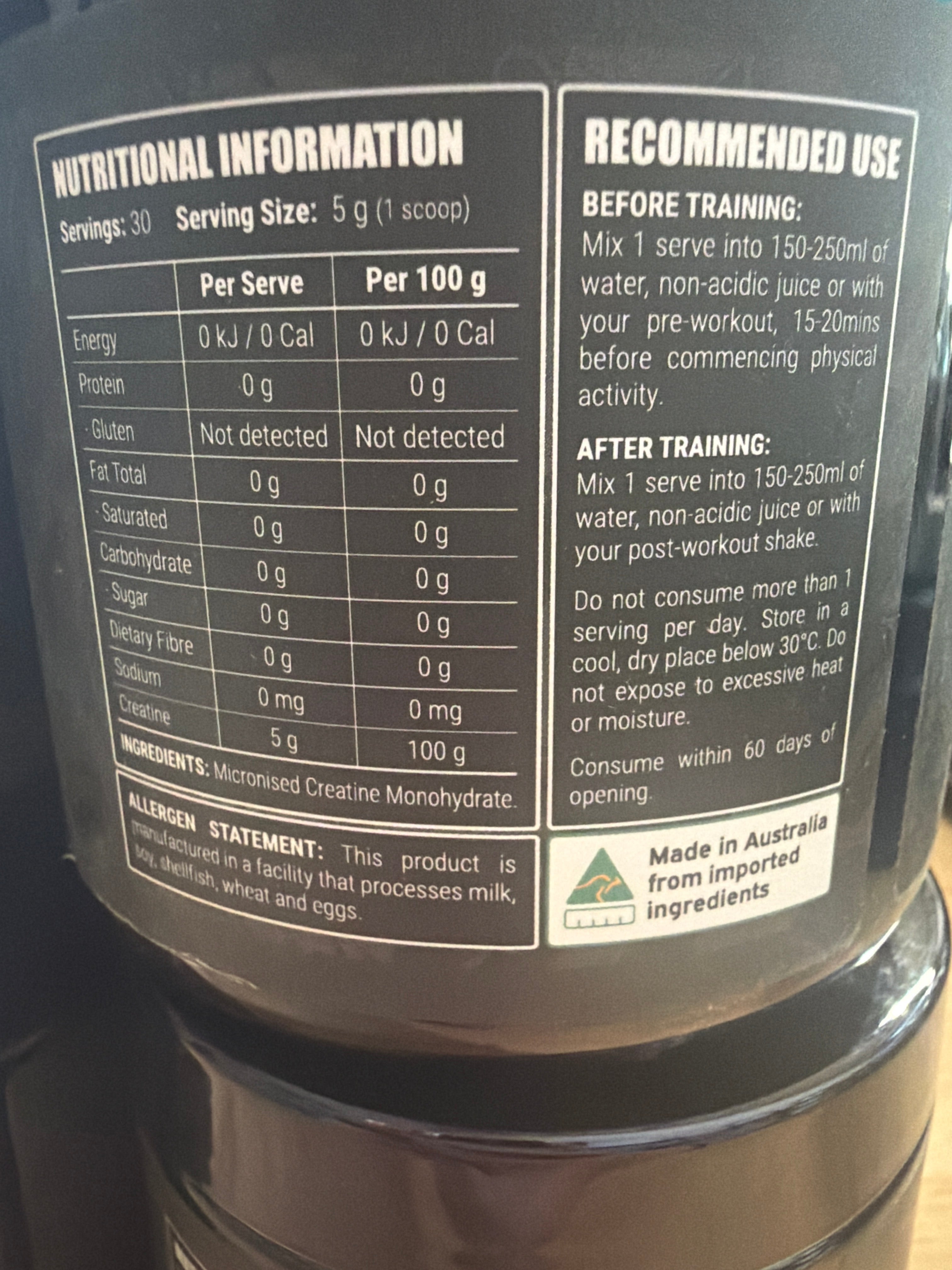 Faction Labs Creatine – 100% Pure Creatine Monohydrate