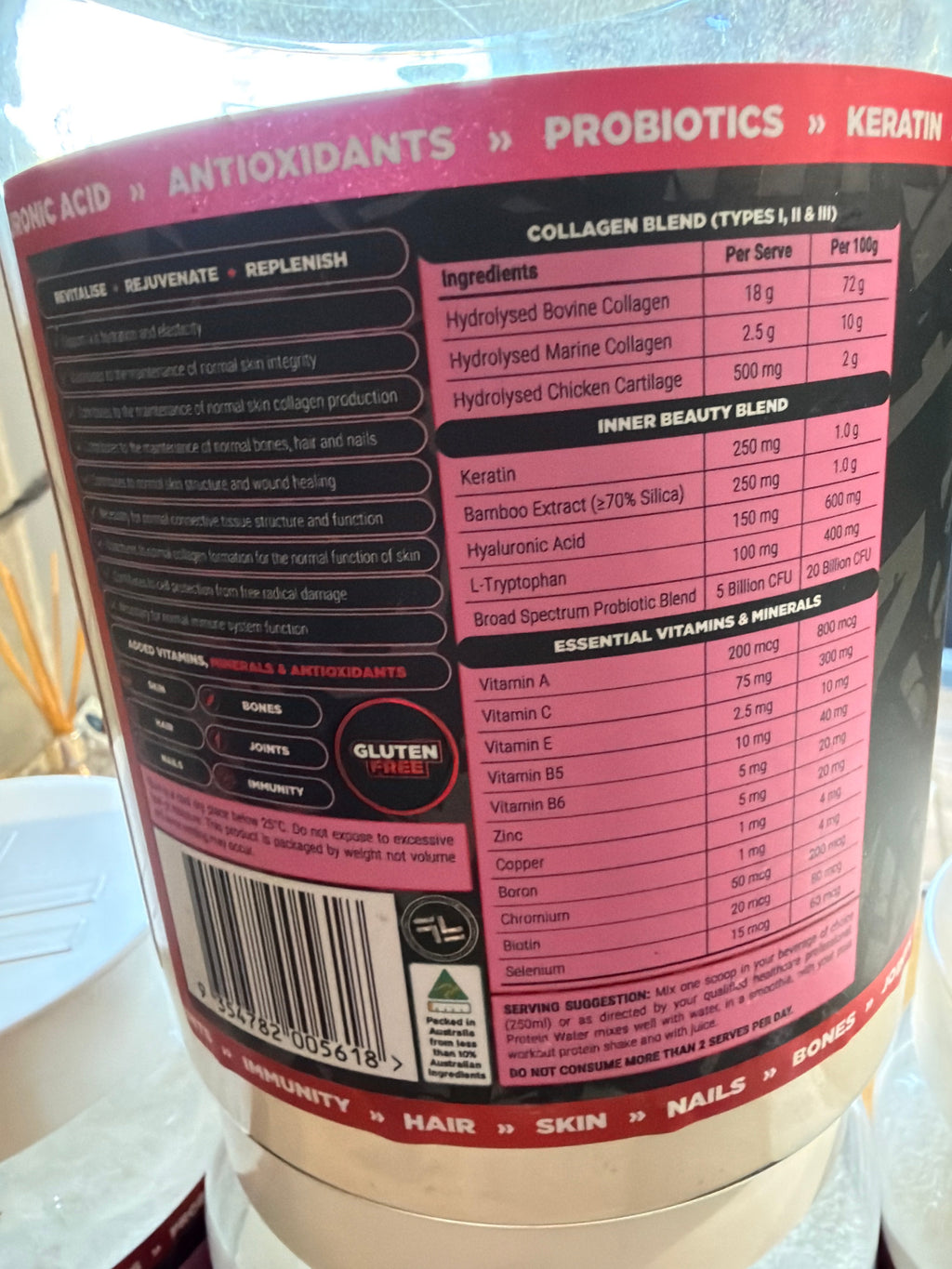 Faction Labs Protein Water - Wild Raspberry