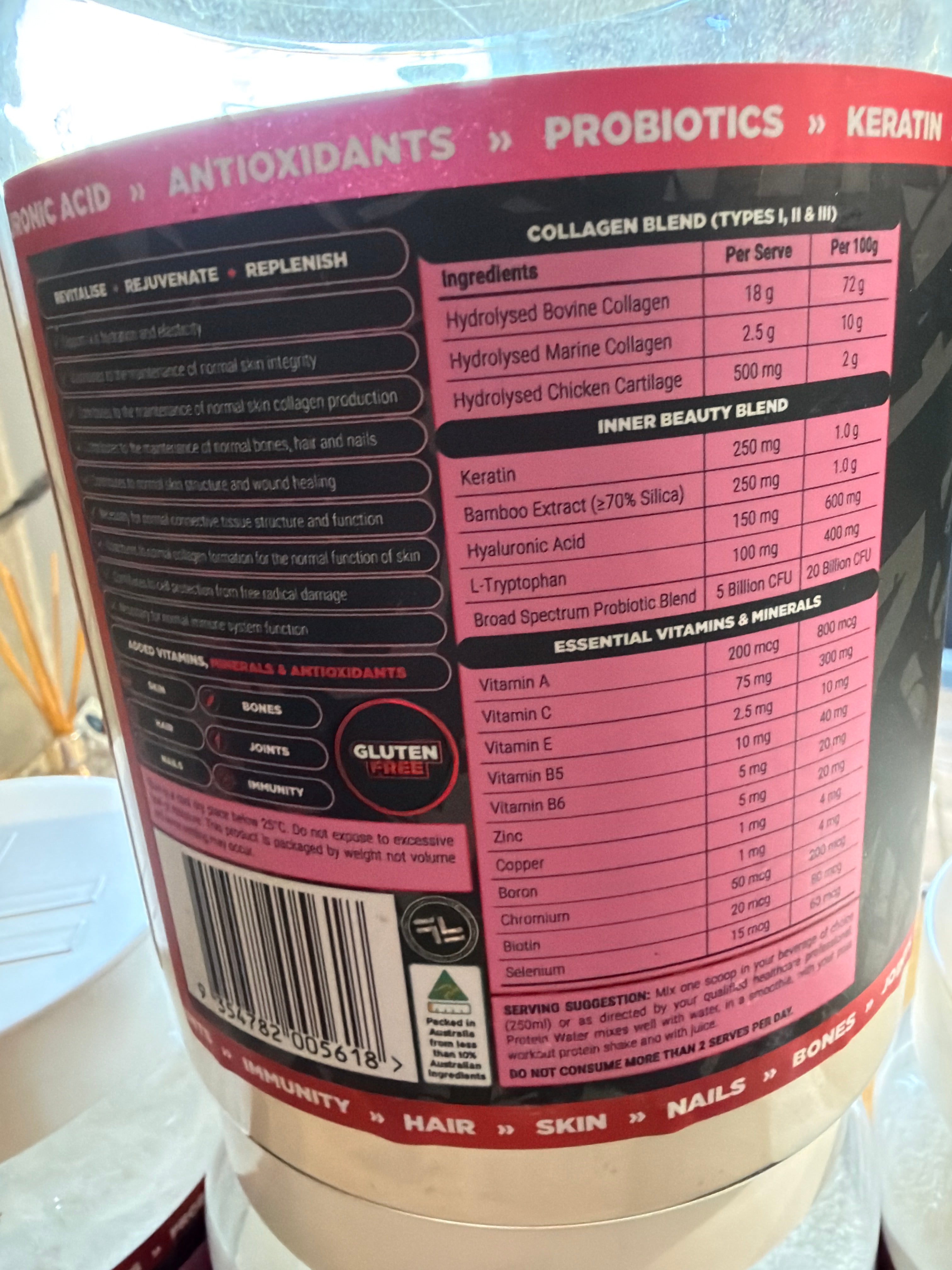 Faction Labs Protein Water - Wild Raspberry