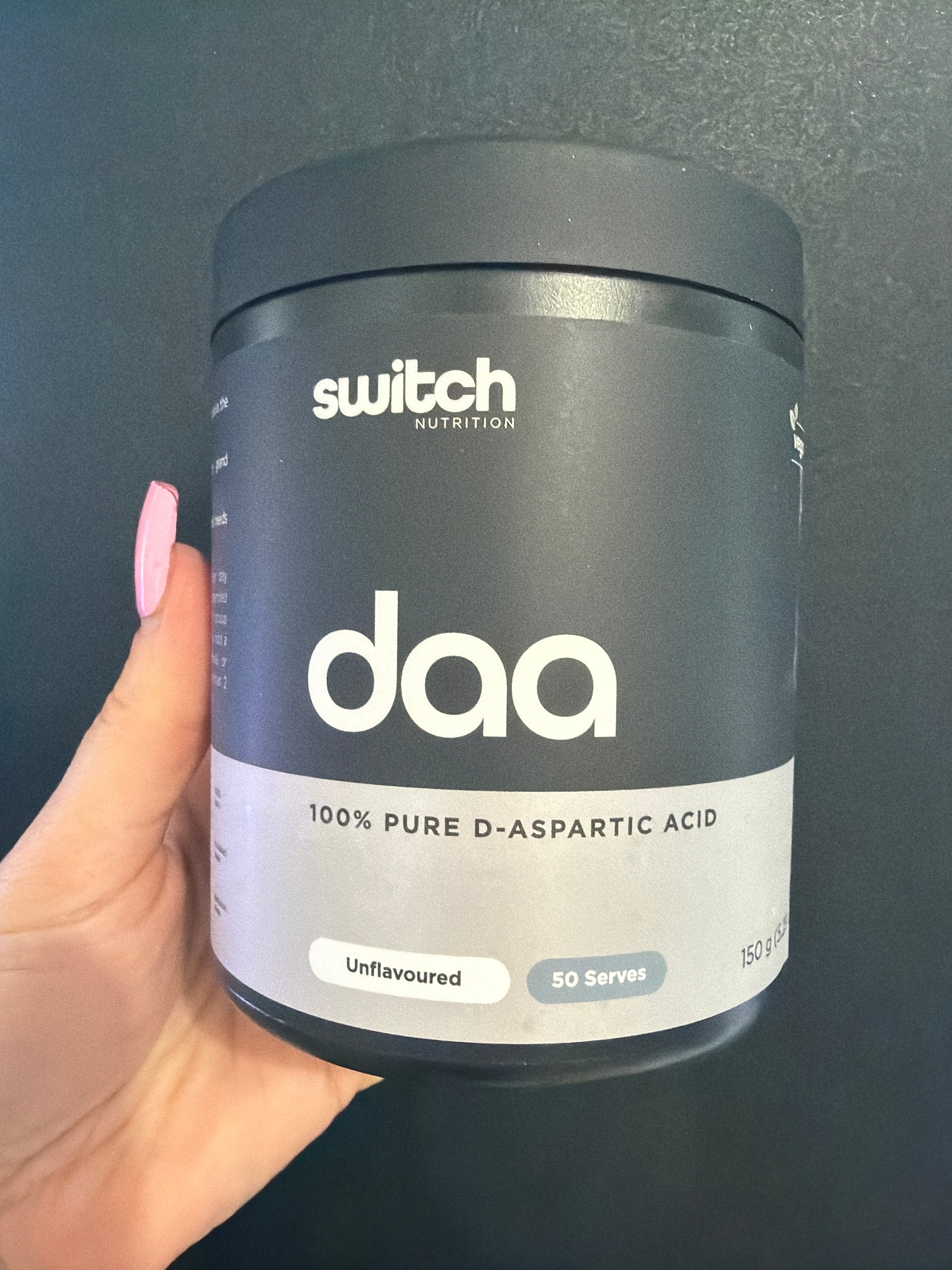 Switch Nutrition DAA - 100% Pure D-Aspartic Acid