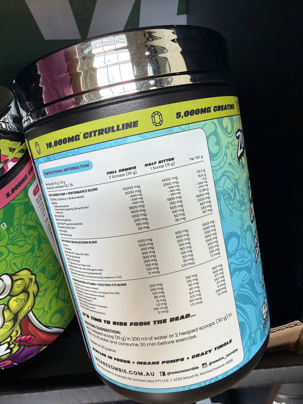 Zombie Labs King of Pumpz – Savage Sour Straps