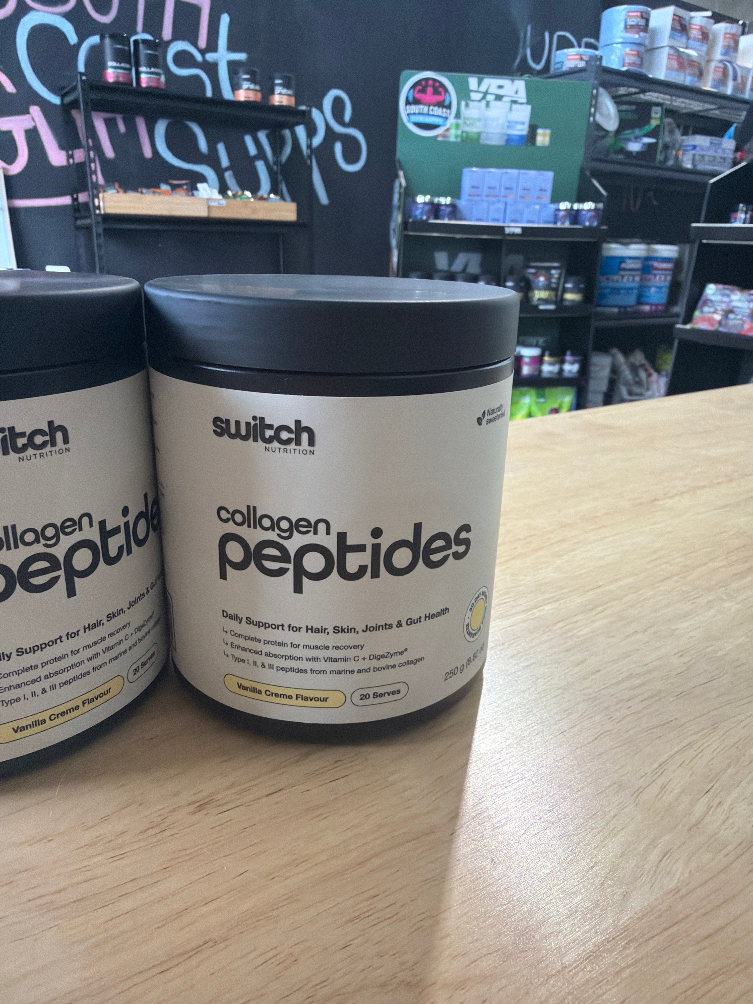 Switch Nutrition Collagen Peptides – Vanilla Creme Flavour