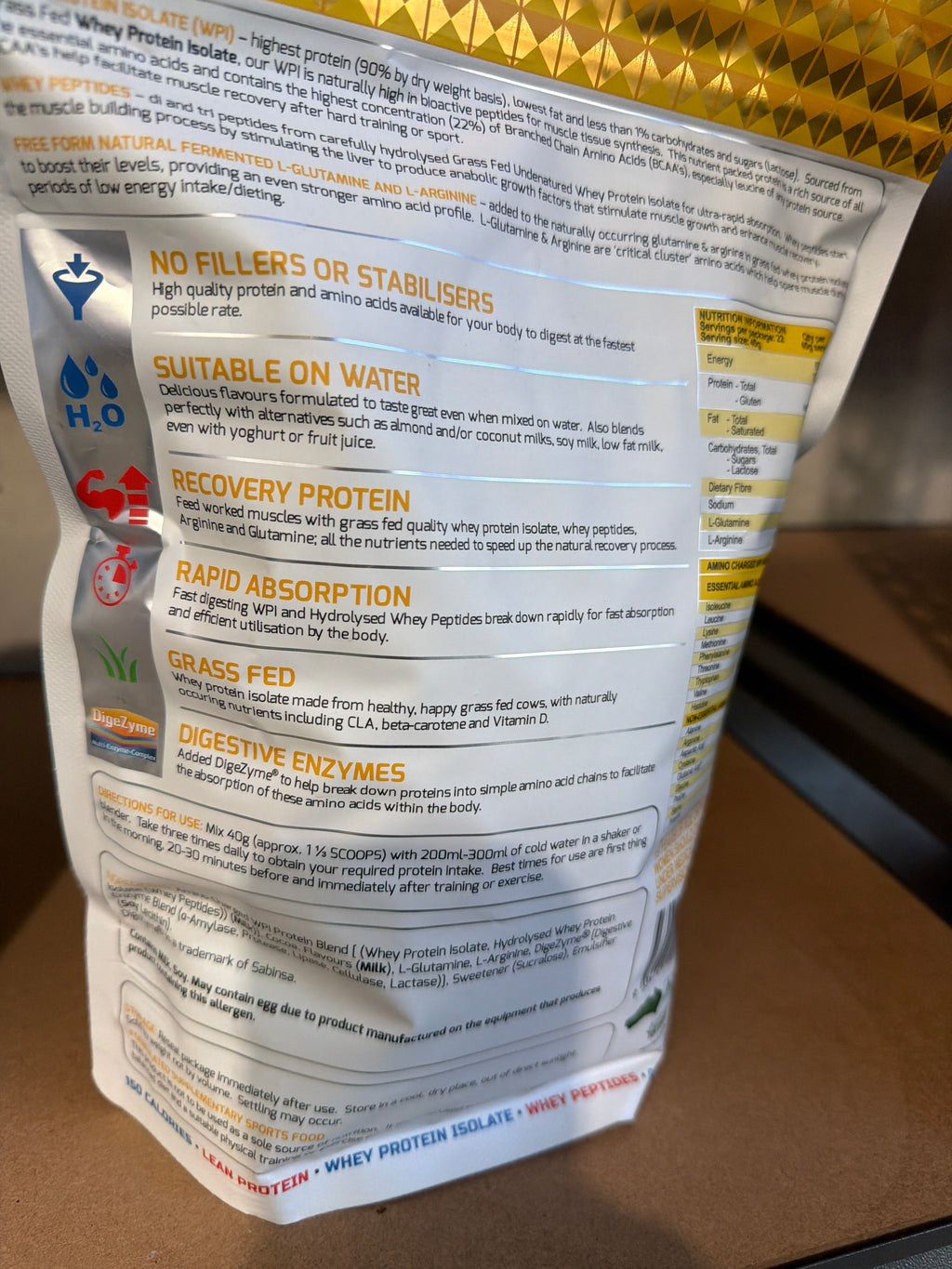 International Protein Amino Charged WPI - Chocolate