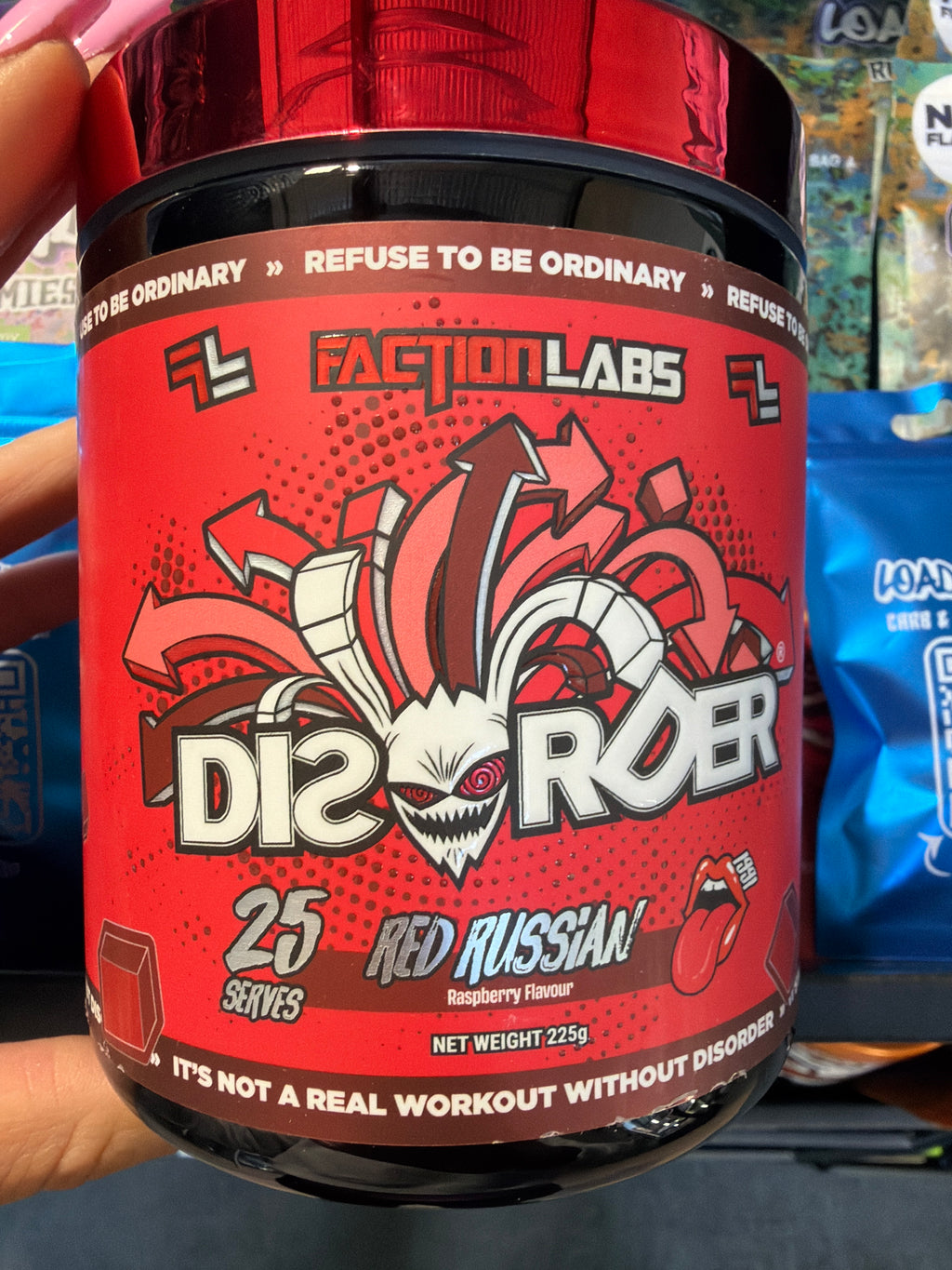 Faction Labs Disorder - Red Russian (Raspberry Flavour)
