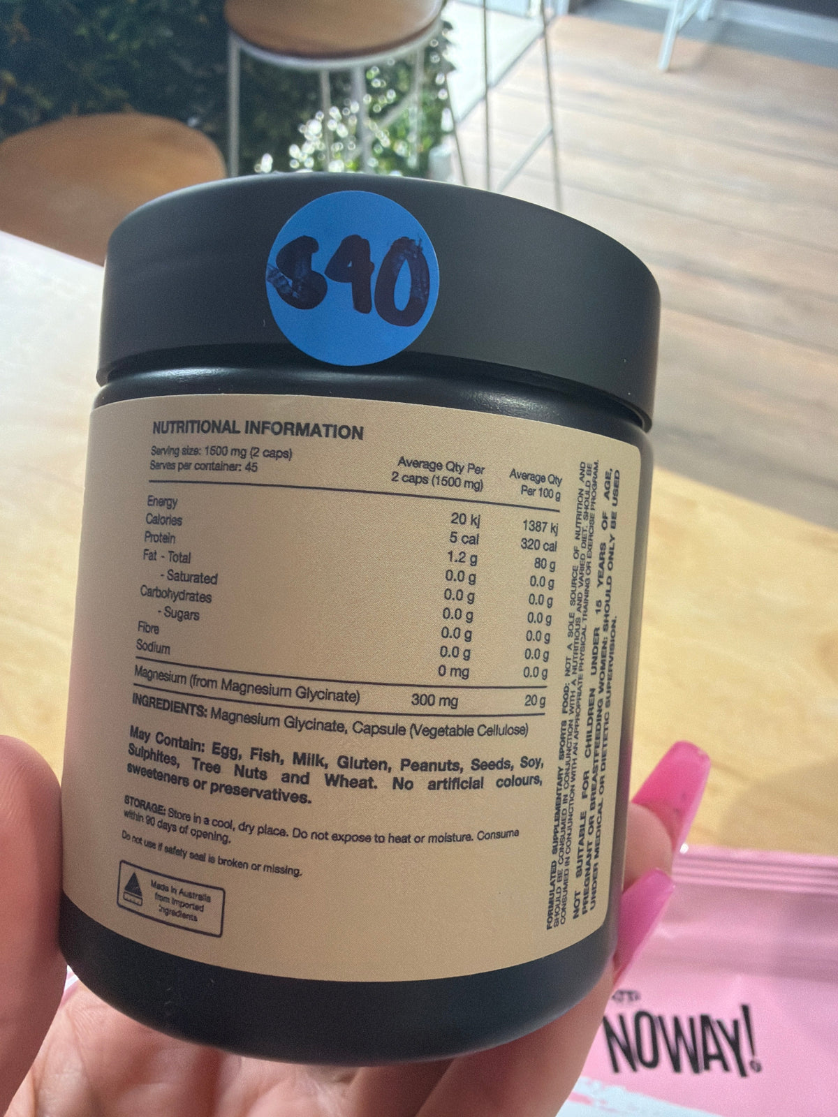 Switch Nutrition Mag Gly - 100% Pure Magnesium Glycinate (90 Veg Caps)