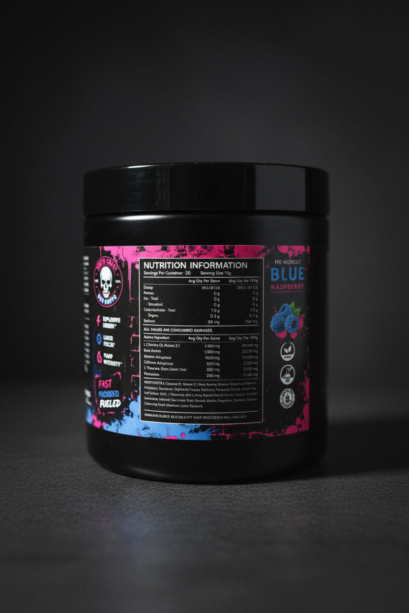Fast As Fook Boi Pre-Workout - Blue Raspberry