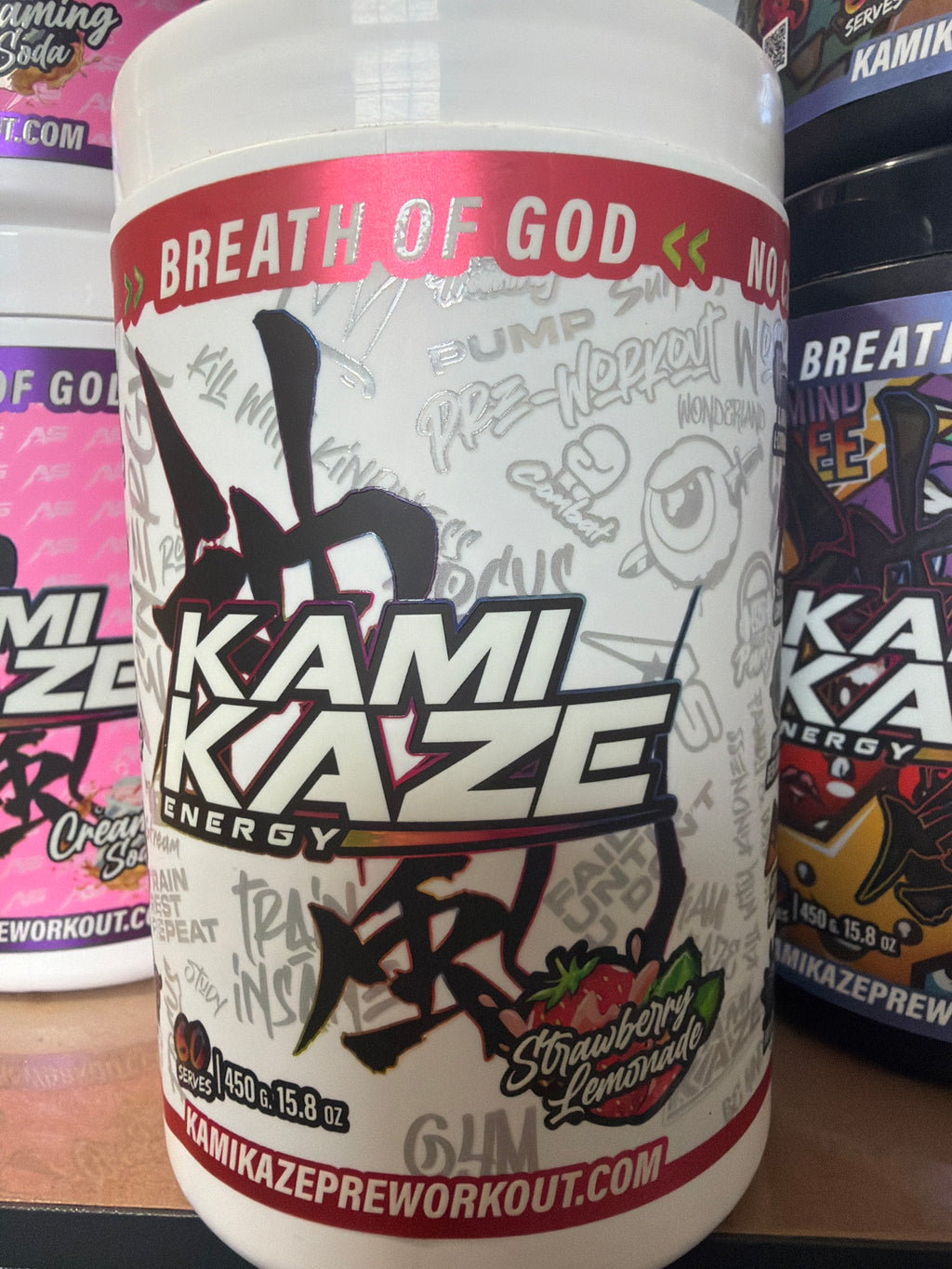 Kamikaze Energy Breath of God - Strawberry Lemonade