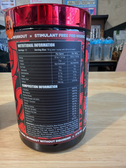 Faction Labs Disorder Pump - Red Russian (Raspberry Flavour)