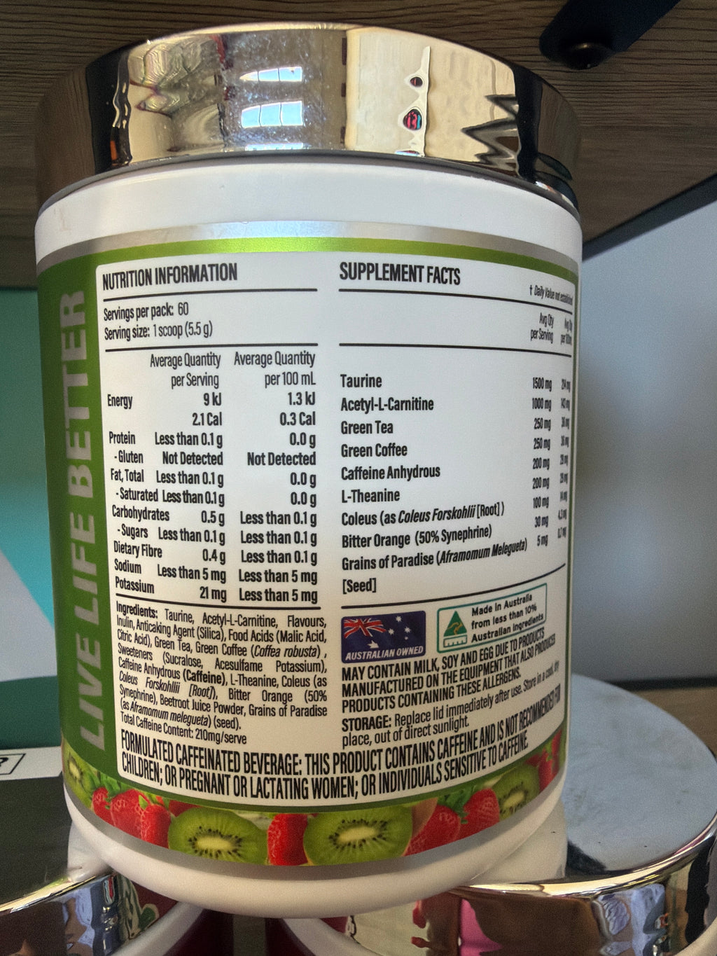 X50 Showtime Thermoshred 2 in 1 - Strawberry Kiwi